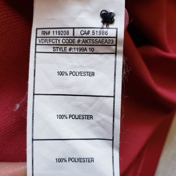 Reebok NFL Colorblock Polo Shirt Arizona Cardinals Embroidered Black/Red Men's M - Picture 10 of 12